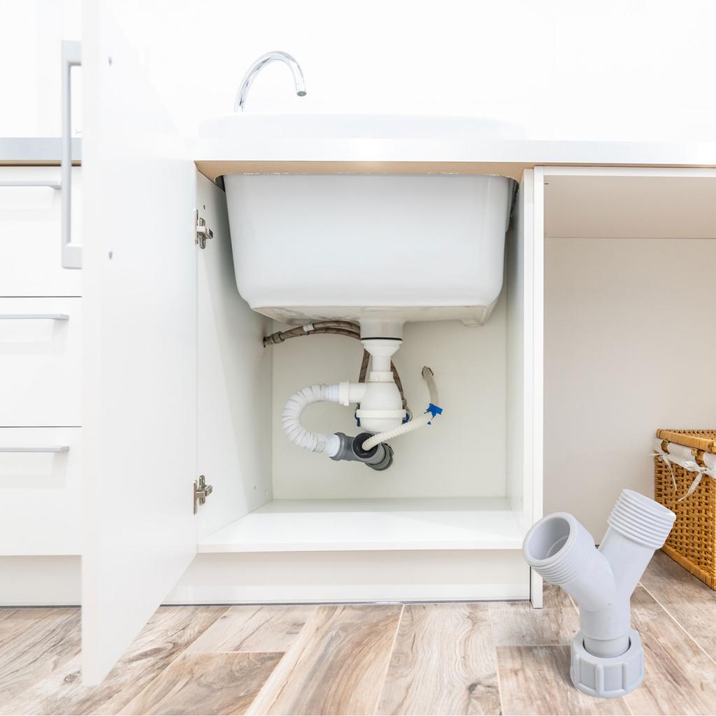 Y Splitter Joiner Dual Inlet Y Tee Connector Adapter For Washing Machines Maximize Water Connection Flexibility