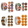 Godispåsar Pumpaetiketter Klistermärkespaket Etikett Förpackningslåda Klistermärke Halloweenklistermärken Halloween