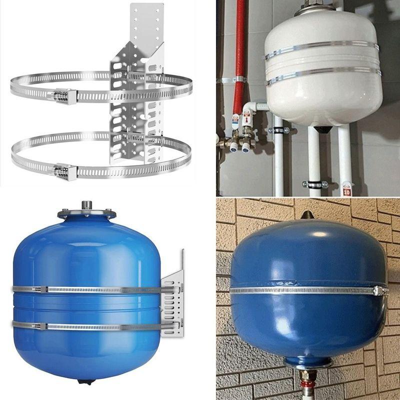 

Metal Expansion Tank Mounting Bracket Heavy Duty Adjustable Thermal Expansion Tank Holder Support Strap Water Heater Support -