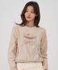 BBC EARTH W Nature Embroidered Woven Sweatshirt_Cream