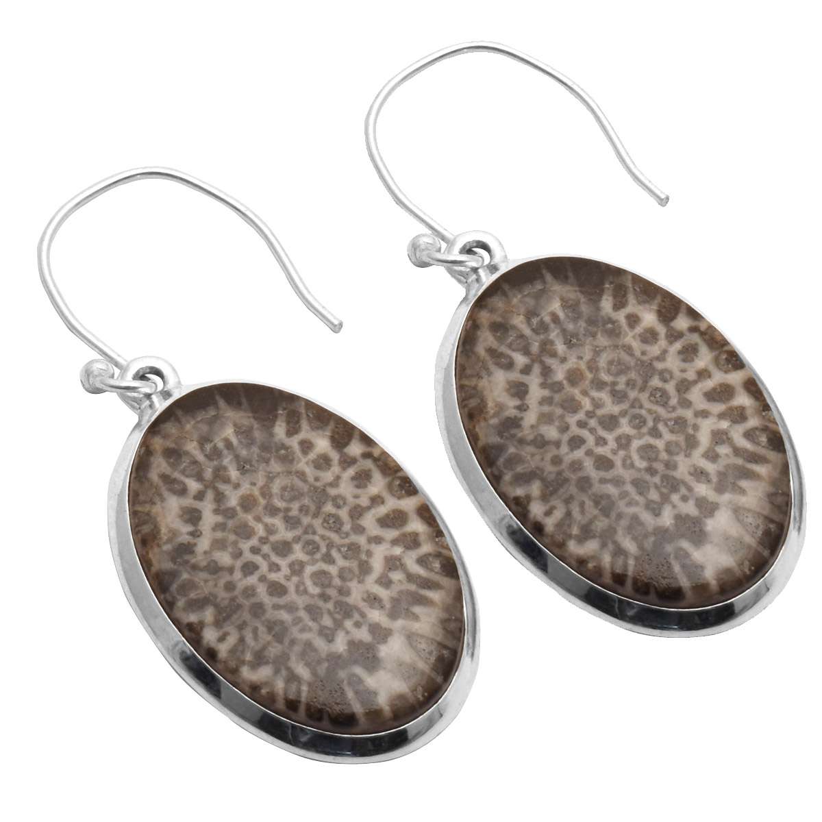 

Stingray Coral Gemstone Earrings Solid 925 Sterling Silver Handmade Earrings Jewelry Gift For Women And Girls E-3719