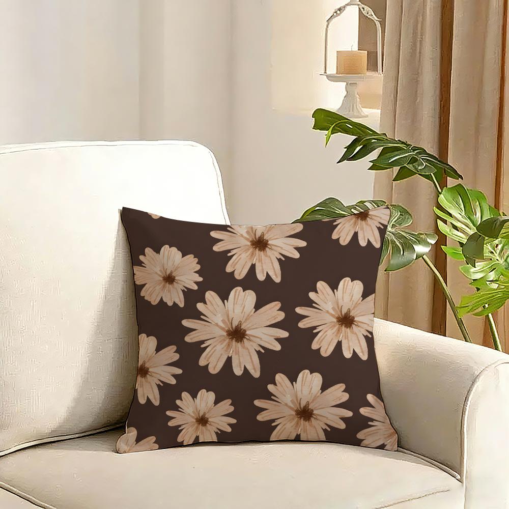 Modern fashion simple geometric Cushion Cover Reversible Plush Pillow Cover Soft Fluffy Home Decor for Sofa Bedroom