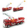 Simulation Ladder Truck Firetruck Toy Educational Vehicle Model for Kids Boys