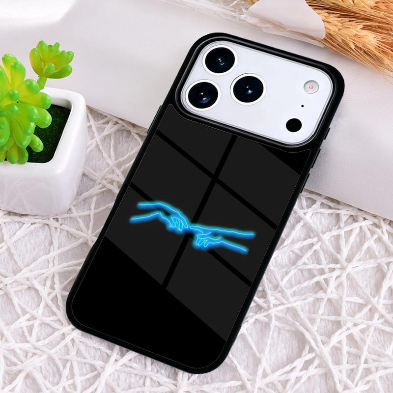 Neon Light Aesthetic Art Shockproof Phone Case for iPhone 17 Air 16e 15 11 12 14 13 Pro Max Cover Coque