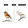 Small Animal Acrylic Sun Catchers Flat Pendant, Home Outdoor Garden Courtyard Hanging Decoration Ornaments