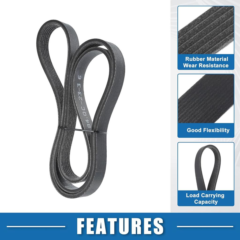 Car Serpentine Belt V-Ribbed Belt No.11720EL00A for Nissan Versa 1.8L 2007-2012