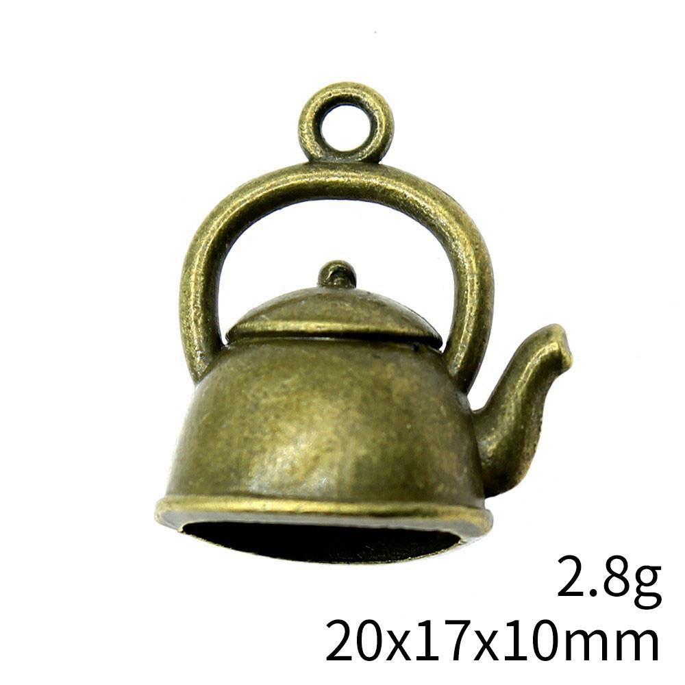 Christmas Decorations Charms For Bracelet Tableware Fork Spoon Charms Pendant Art Supplies Pendant