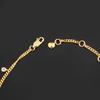 White Topaz Bracelet 925 Sterling Silver Gold Plated Jewelry Gift for Her