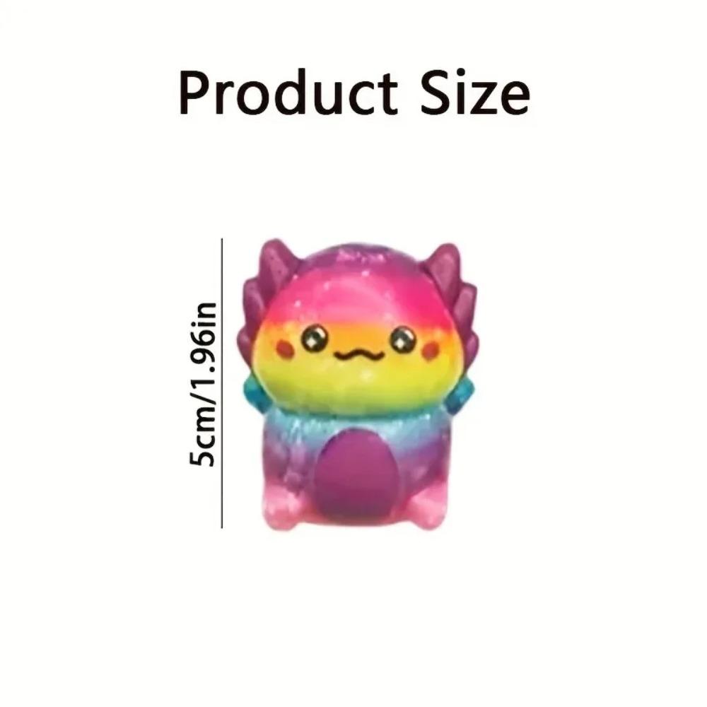 12/24PCS Mini Kawaii Newt Cute Stress Relief Squeeze Toys for Kids & Adults Slow Rising Goodie Party Favor Carnival Gift