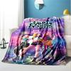 KPop Demon Hunters Pattern Blanket for Home Decoration, Bed, Sofa, Car Travel, Camping, Suitable for All Seasons, Birthday Christmas Gift