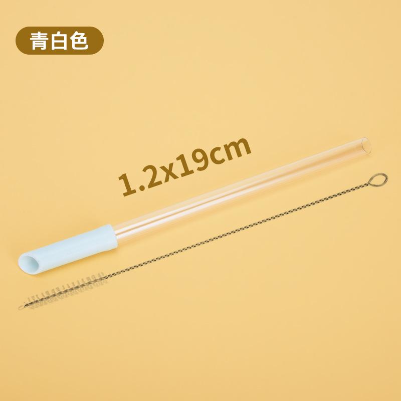 Tritan Telescopic Straw Set Milk Tea Beverage Reuse Water Cup 1.2Cm Straw Multi-Color Optional