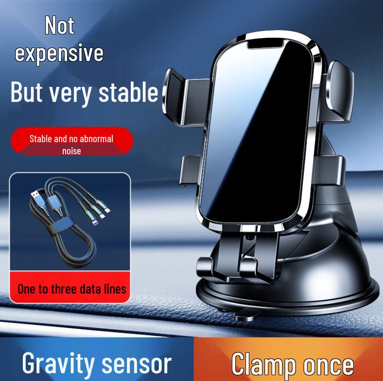 

Автомобільний тримач для телефону на приладову панель, обертовий на 360° кріплення на присосці для навігації та багатофункціонального використання