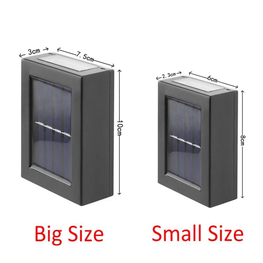 Solar Light Outdoor Up and Down Wall Washer Light Waterproof Solar Lamp for Garden Street Landscape Balcony Yard Porch Decor