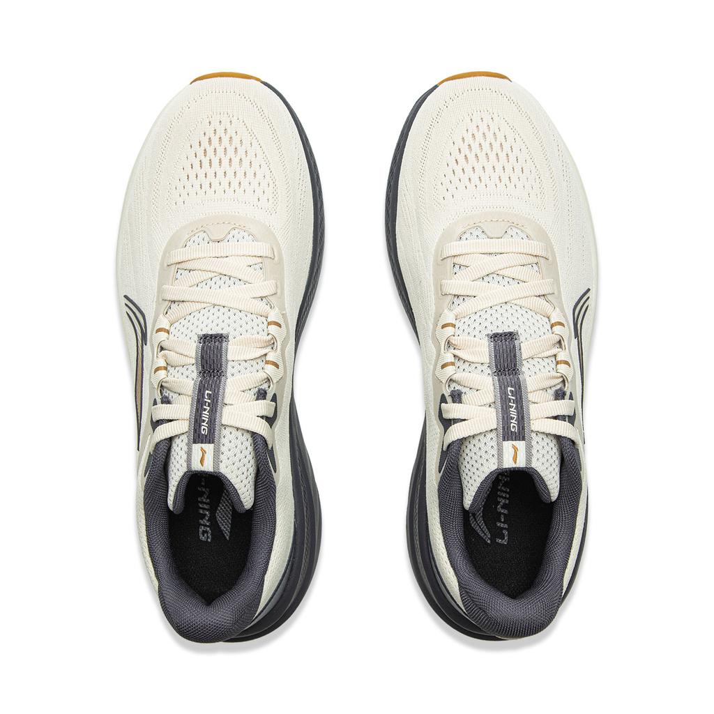 Li Ning Leisurely V2 Cushioning Slip Resistant Abrasion Resistant Breathable Low top EVA Casual Sprint Running Shoes ARSV097-2