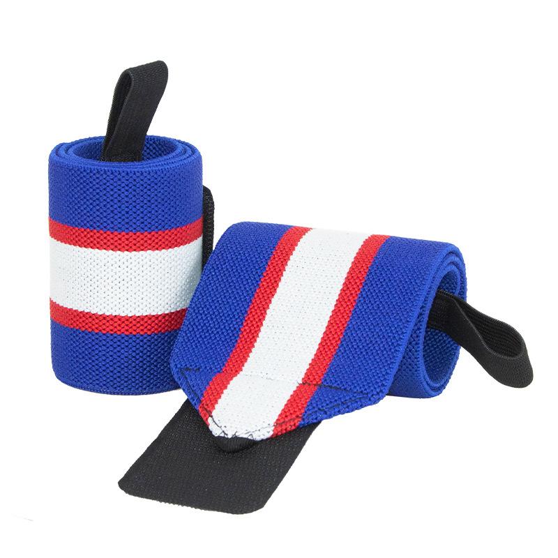 Custom Logo Elastic Padded Compression Gym Yoga Powerlifting Weightlifting Custom Logo Deadlift Bandage Straps Wrist Wraps Men Lifting Wrist Wrap