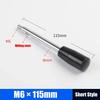 M6-M12 Fixed Long Grip Handle Bakelite Knob Handle Work Rod Machine Tool Work Handle Bar Bench Drill Accessories