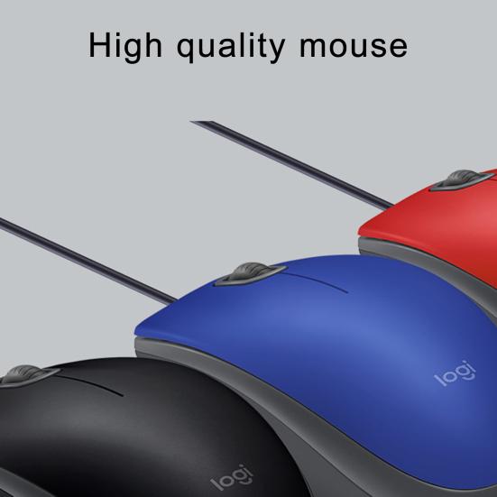 for Logitech M110 USB Mouse Portable Mute ABS 1000DPI Wired Optical Gaming Mouse