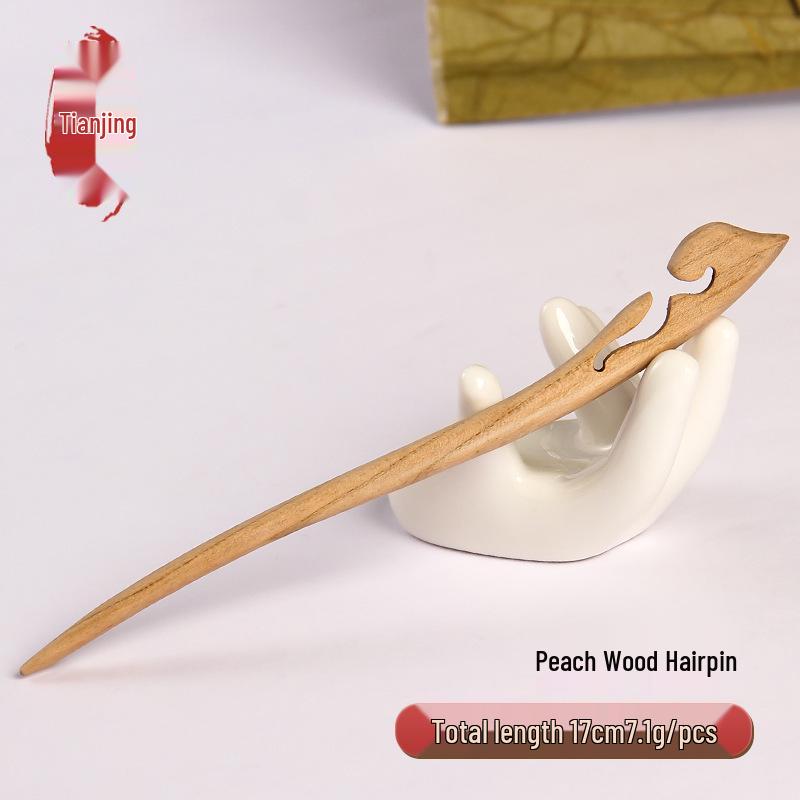 Fermacapelli Serpente Lin Spirit 2025: Nuovo Accessorio per Capelli Legno di Sandalo per Acconciature Raccolte in Stile Antico