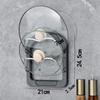 Cream Multifunction Kitchen Rack: Lid, Spoon & Spatula Organizer