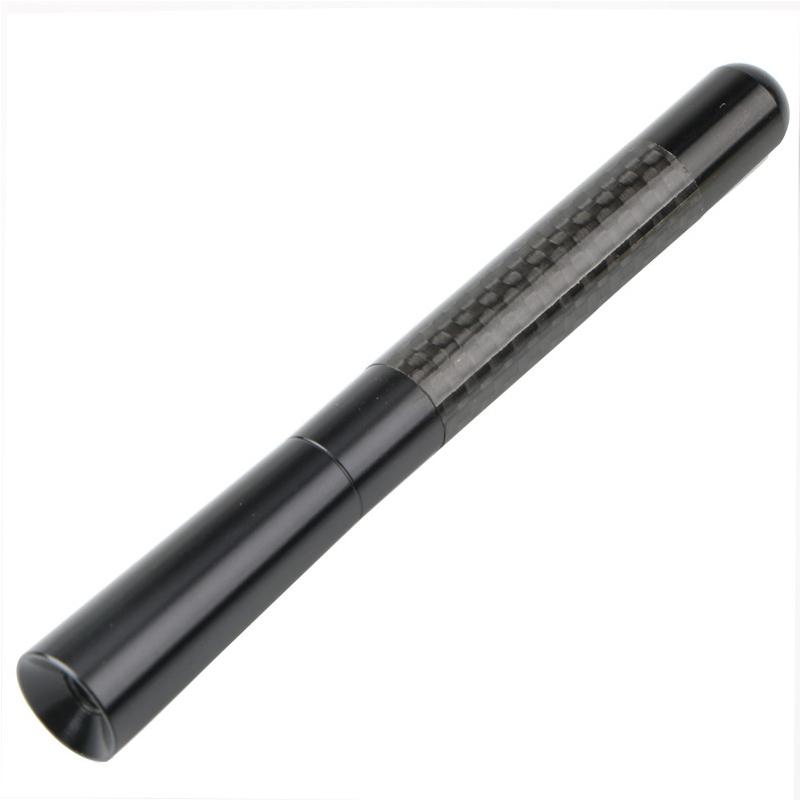 Carbon Fiber Car Roof Antenna with M3 M4 M5 M6 Screws 12cm Black Colorful Radio Aerial Antenna Universal Car Styling Accessories
