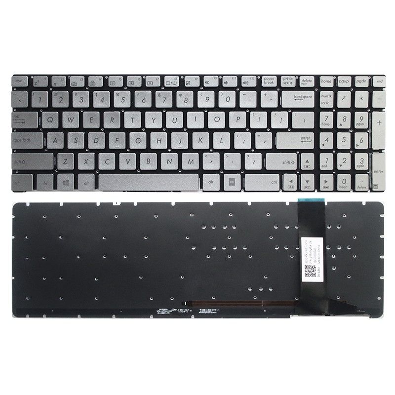 US/Ru Applicable to Asus ASUS N56v/VV U500VZ N76 R500v R505 S550c Keyboard N76v