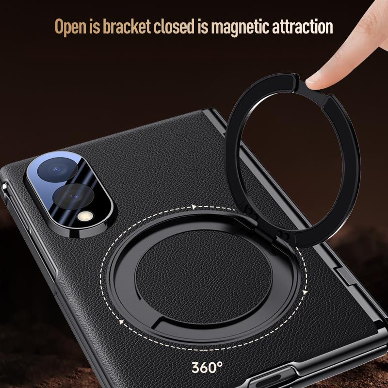 For Samsung ZFold8 Cases Magnetic Rotation Stand Glass Film Case for Samsung Galaxy Z Fold 8 Wide Fold8 Wireless Charging Cover