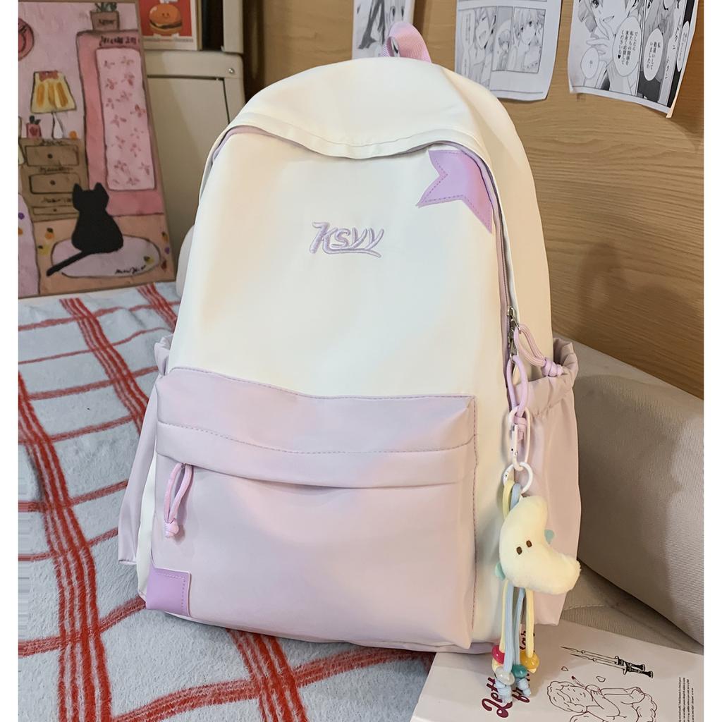Schoolbag New Japanese Campus Small Fresh Fashion Versatile School Bag Large Capacity Junior High School Student Backpack
