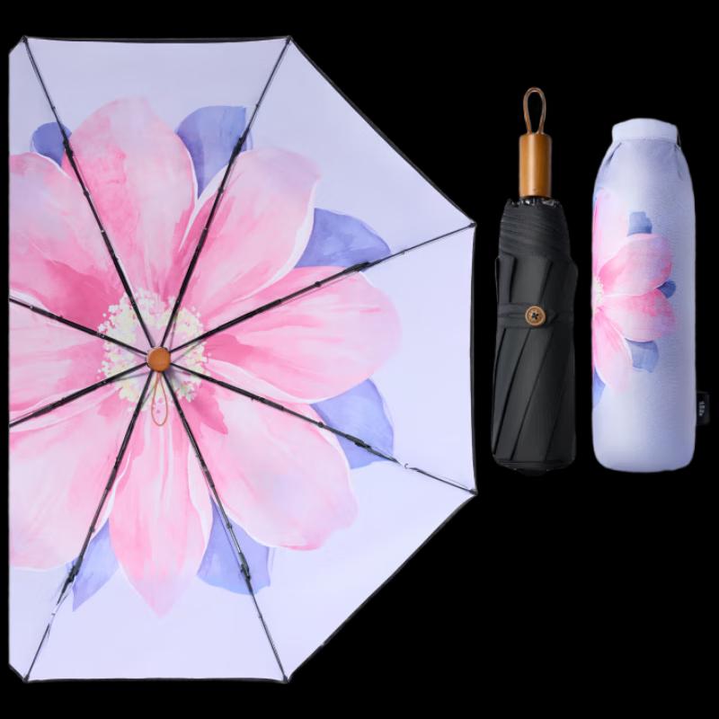Beneunder Three-Fold UV Sun & Rain Umbrella