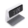 3 In 1 Wireless Charging Digital Alarm Clock with Night Light 15W Fast Wireless Charger Date Temperature Display Clock
