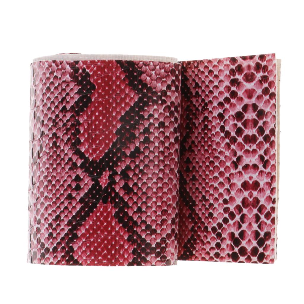 Яркие цвета Искусственная кожа Украшение удилища Рукоятка удилища Сделай сам красный