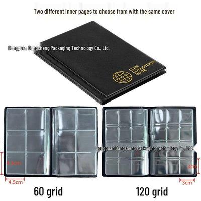 Transparent PVC Coin Album - 120 & 60 Pocket Storage for Ancient and Commemorative Coins