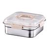 Portable Crisper Box With Transparent Lids Multifunctional Fridges Storage Case For School Lunchtime