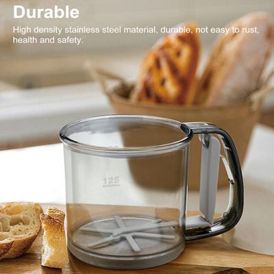 Flour Sifter Fine Mesh Versatile Baking Sieve Efficient Handheld Flour Sieve for Sugar Cocoa Powder Spices