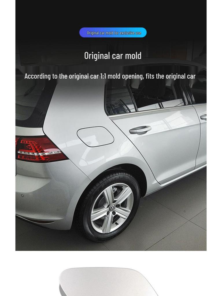 Zewnętrzna pokrywa zbiornika paliwa i korek wlewu paliwa do Golfa 7/7.5