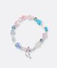Bonbeau Little Joy Motif Mix Bracelet Colored Glass Flower Star Teddy Bear Motif Mix Bead Bracelet