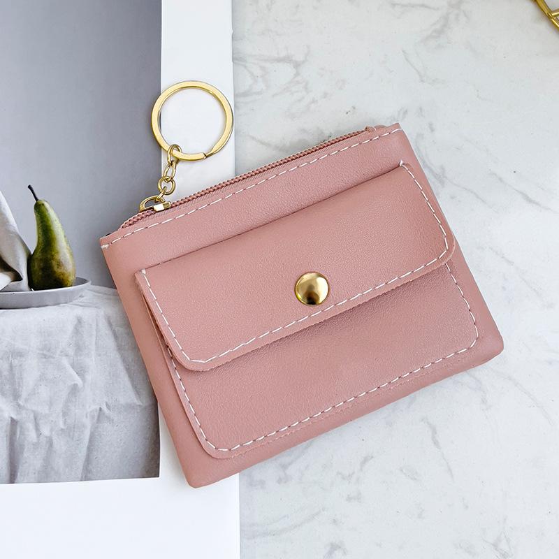 Fresh and versatile key bag, summer small change bag, women's mouth red envelope.
