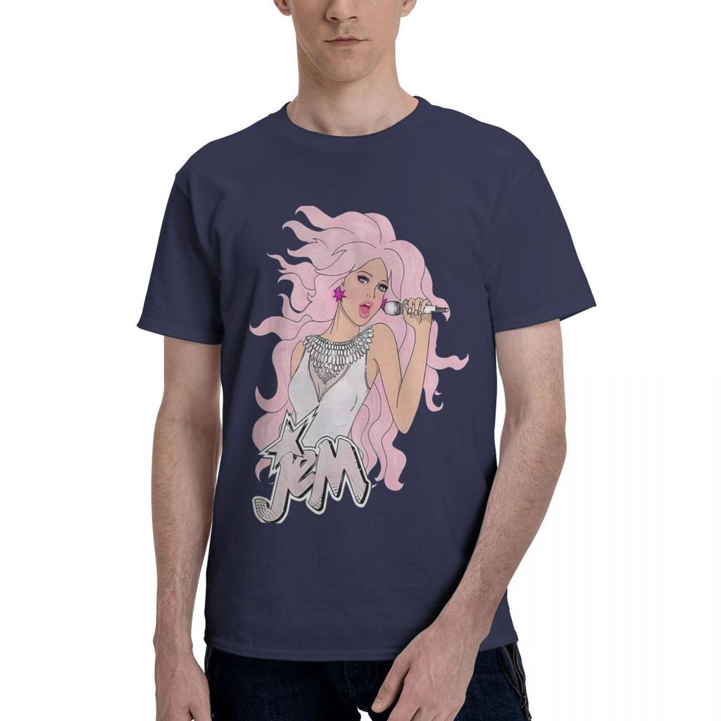 Dazzling Diamonds Jem And The Holograms 100 Cotton Casual Breathable Confortable T Shirt Short Sleeve TShirt T Shirt Men