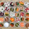 Porcelain Delicious Food Bag Pendant Noodle Keychain Simulation Food Bowl Keyrings Food Key Chains