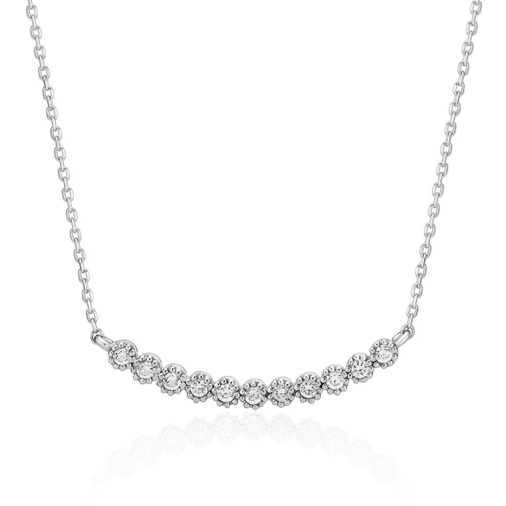 Silver925 Wavy Q Necklace