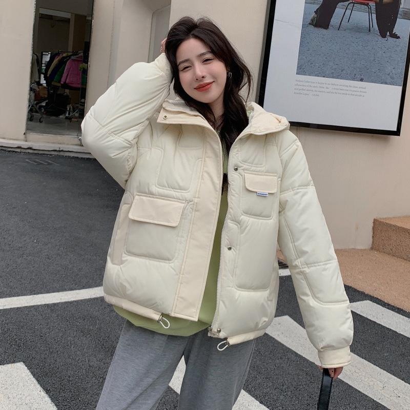 New Autumn and Winter Women's Hooded Short Cotton-padded Warm Coat