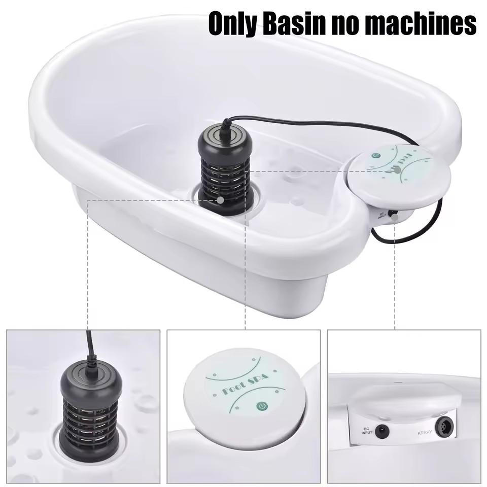 Only Detox Foot Bath Basin for Foot Bath Machine Ion Clean Soaking Massage Sauna Health Therapy Foot Spa Treatment Accessories