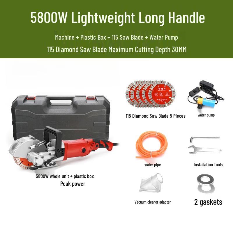 

Deqier 5800W Industrial Wall Chaser CN plug (adapter included)