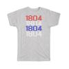 Haiti 1804 Haitian National Colors Pride Independence Flag Creole T Shirt