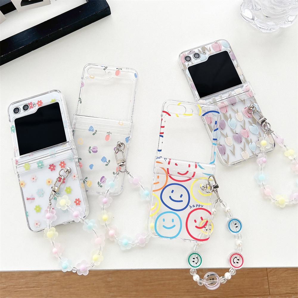 Happy Tulip Bracelet for Samsung zFilp 3/4 and zFilp 6/5 Foldable Phone Cases
