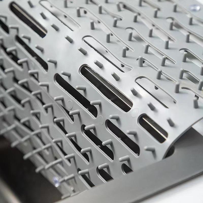 Silikon Spülbecken Trenner Schutzmatte Küchenspüle Sattel Hitzebeständig Rutschfest Spülbeckenmatte Abtropfmatte Schnell Trocknend