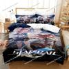 Anime Honkai Star Rail Bedding Set Duvet Cover Bed Set Quilt Cover Pillowcase Comforter King Queen Size Boys Adult Bedding Set