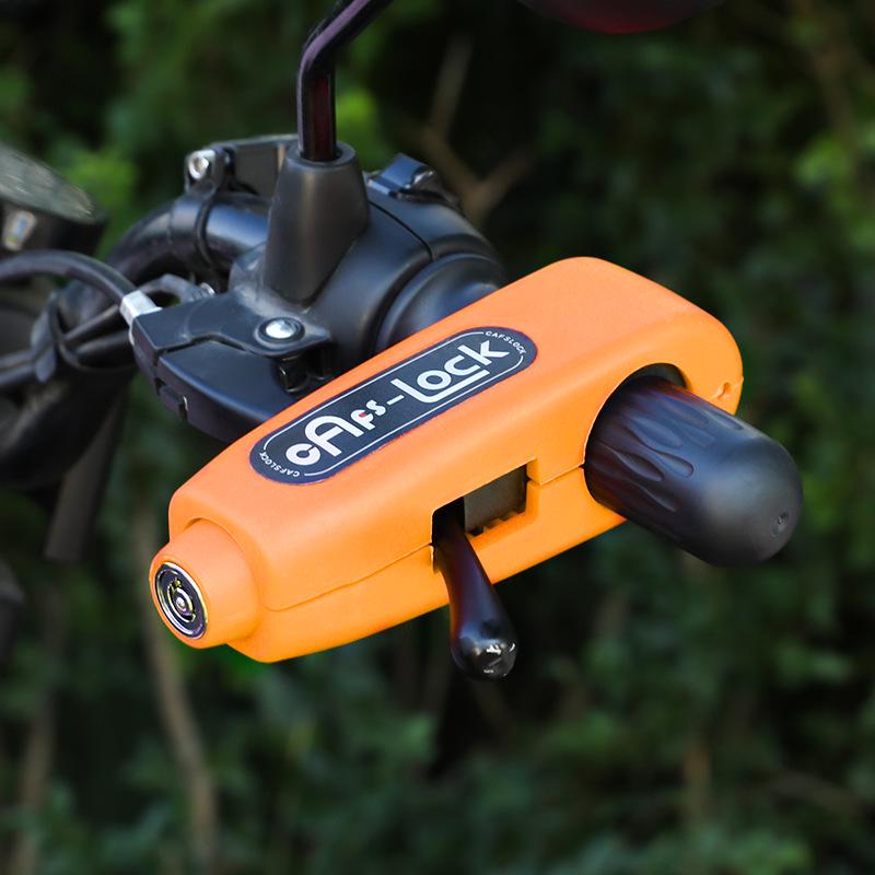 

Electric Vehicle Alarm Handlebar Lock: Motorcycle & Bicycle Anti-Theft Brake and Throttle Lock