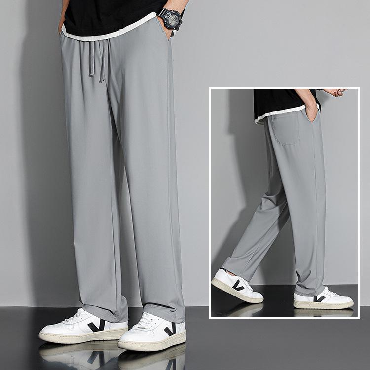 Ice Silk Quick-Dry Breathable Pants for Men & Women - Lightweight, Elastic Outdoor Sports & Climbing