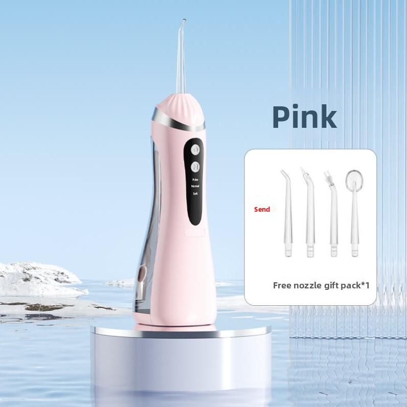 High pressure electric tooth flusher portable tooth washer