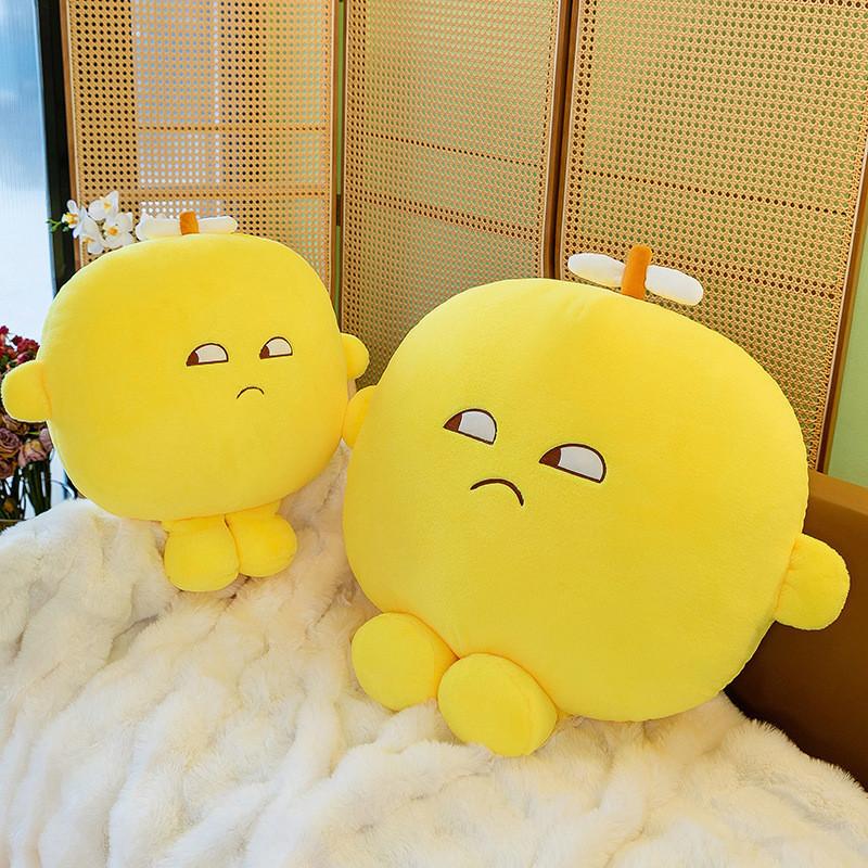 2024 New Lemon Jun Plush Toy Doll Wholesale For Children Cute Cartoon Plush Animal Pillow